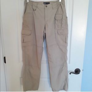 5.11 Tactical Taclite Pro Pants in Khaki Size 10